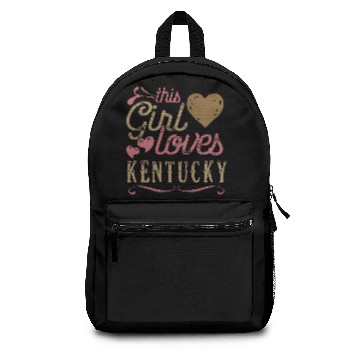 Discover This Girl Loves Kentucky Backpacks