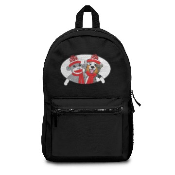 Discover Sock Monkey and Aussie Dog Backpacks