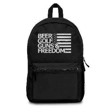 Discover BEER GOLF GUNS & FREEDOM Backpacks