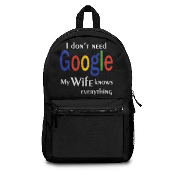 Discover i don't need google 1 Backpacks
