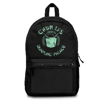 Discover chun-li's dumpling palace Backpacks