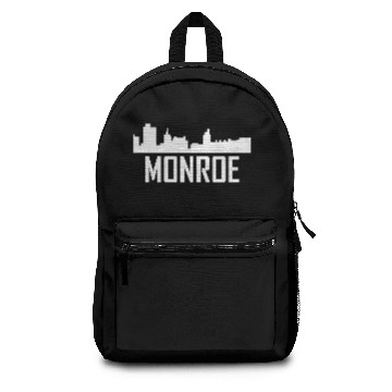 Discover Monroe Louisiana City Skyline Backpacks