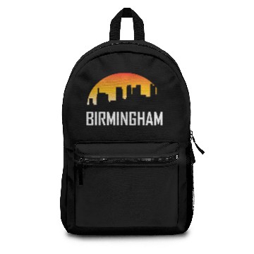 Discover Birmingham Albm Sunset Skyline Backpacks