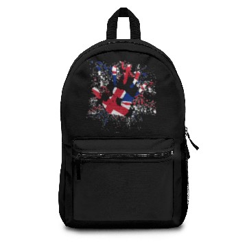 Discover Union Jack Splatter Backpacks