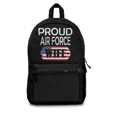 Discover Proud Air Force Wife Backpacks