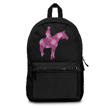 Discover Tartan Horse & Rider Backpacks