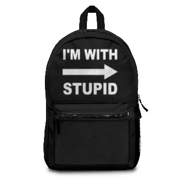 Discover I'm With Stupid Backpacks