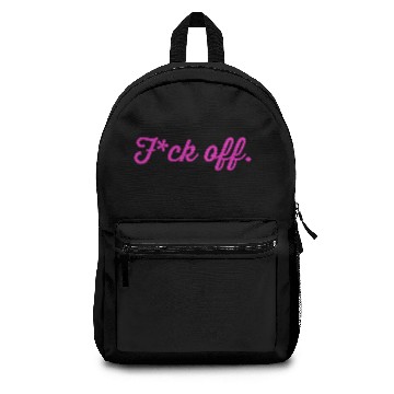 Discover Fuck Off Print (censored) Backpacks