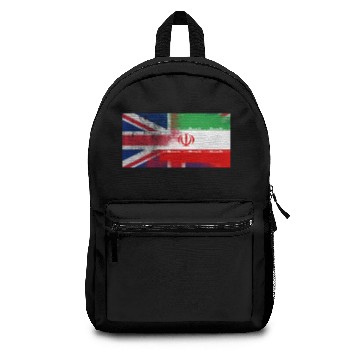 Discover British Iranian Half Iran Half UK Flag Backpacks