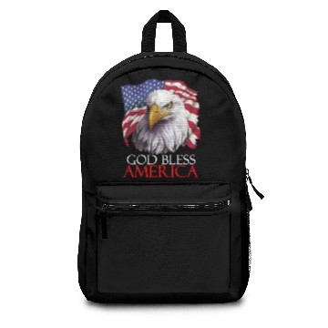 Discover God bless America Backpacks