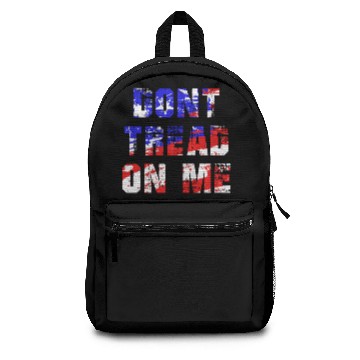 Discover Don't Tread on Me American Flag Inside Backpacks