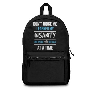 Discover Postal Worker Insanity Backpacks