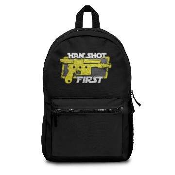 Discover Han shot first dirty Backpacks