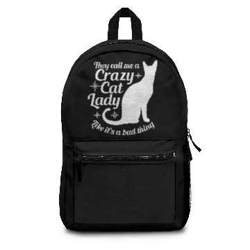Discover Cat - Crazy cat lady Backpacks