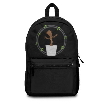 Discover dancing baby groot grey Backpacks