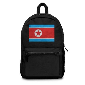 Discover Flag North Korea Backpacks