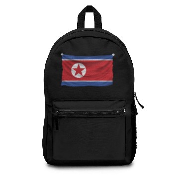 Discover Flag North Korea Backpacks