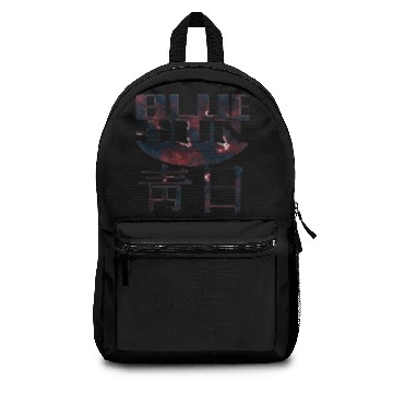 Discover Firefly Blue Sun Logo Backpacks