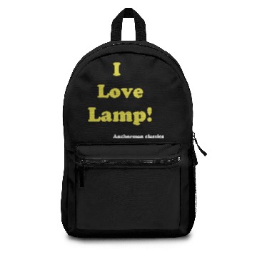 Discover I love Lamp Anchorman Backpacks
