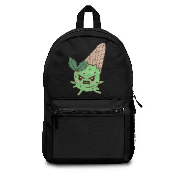 Discover Very Grumpy Mint Chocolate Chip Ice Cream Backpacks
