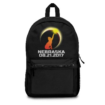 Discover Total Solar Cat Eclipse Nebraska 21.08.2017 Backpacks