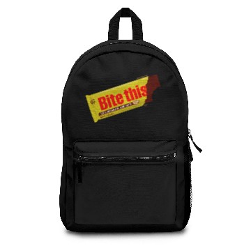 Discover Bite this (candy bar) Backpacks