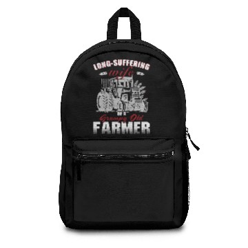 Discover Farmer - long-suffering wife opa grumpy old far Backpacks