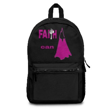Discover Faith can move mountains Backpacks