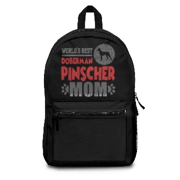 Discover DOBERMAN MOM .png Backpacks