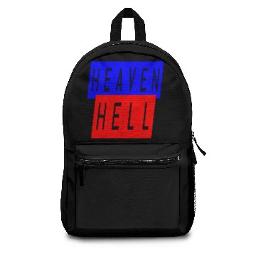 Discover heaven hell Backpacks