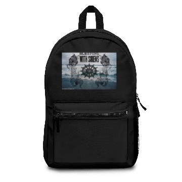 Discover sleeping with sirens logo Backpacks