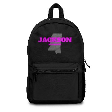 Discover MISSISSIPPI JACKSON US STATE EDITION PINK Backpacks