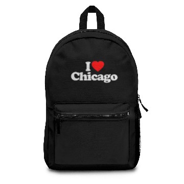 Discover I Love Heart CHICAGO Funny Backpacks Premium