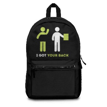 Discover Funny - I got your back Backpacks