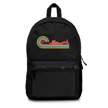 Discover Retro Style Memphis Tennessee Skyline Backpacks