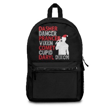 Discover Daryl Dixon fan - Dasher, Dancer, Prancer, Vixen Backpacks
