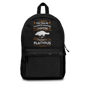 Discover I Became A Platypus Backpacks