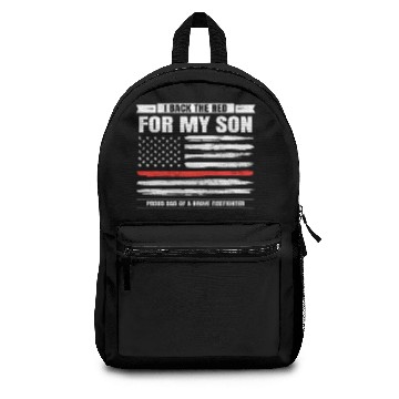 Discover Thin Red Line Son Firefighter Support Backpacks