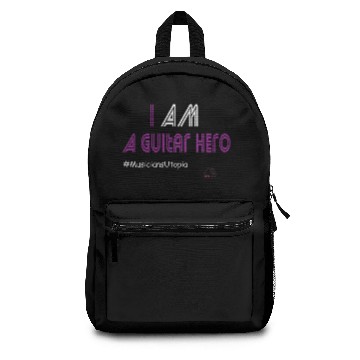 Discover I am a guitar hero Backpacks