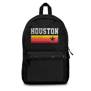 Discover Houston Baseball Throwback Astro Vintage Stripes Backpacks