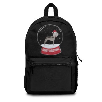 Discover Great Dane Merry Christmas Snowball Backpacks