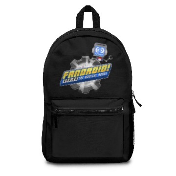 Discover Fandroid Logo with Waving Fandroid Backpacks