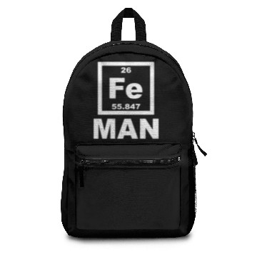Discover Iron Man Fe Periodic Table Elements Science Backpacks