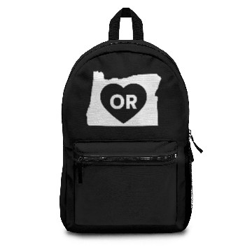 Discover I Love Oregon State White Backpacks