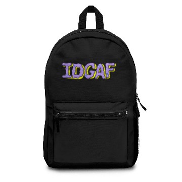 Discover IDGAF Violet Donuts Backpacks