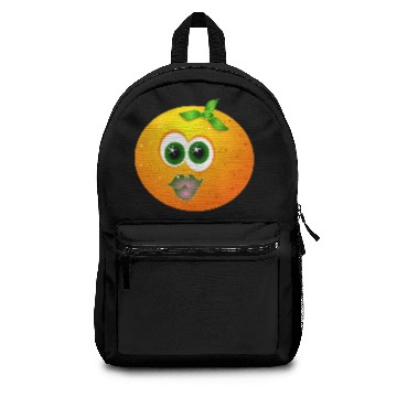 Discover Orange Fruit Fun Face Backpacks