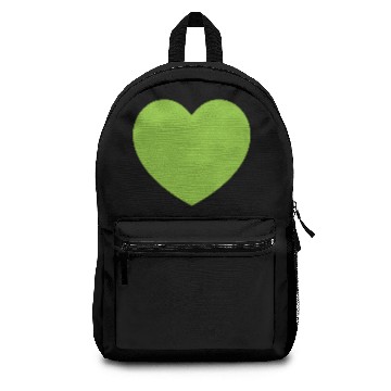 Discover Light Green Heart Backpacks