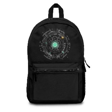 Discover computer platine cpu space game nerd code programm Backpacks
