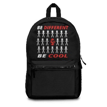 Discover BE DIFFERENT anders cool geschenk skull totenkopf Backpacks