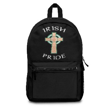 Discover Ireland Love Irish Pride Celtic Cross Proud Gift Backpacks